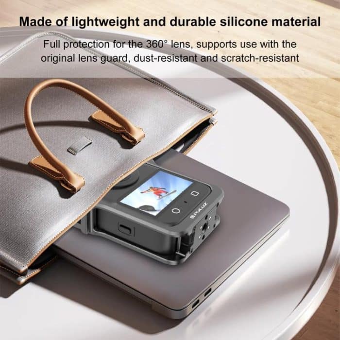 For DJI Osmo 360 PULUZ Aluminum Alloy Protective Cage Expansion Frame with Lens Cover, Protective Cage – Bild 10