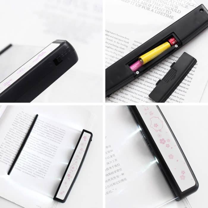 Buchkeil Lesung Nachtlicht, 3 LED Bright Panel Reiselampe – Bild 4