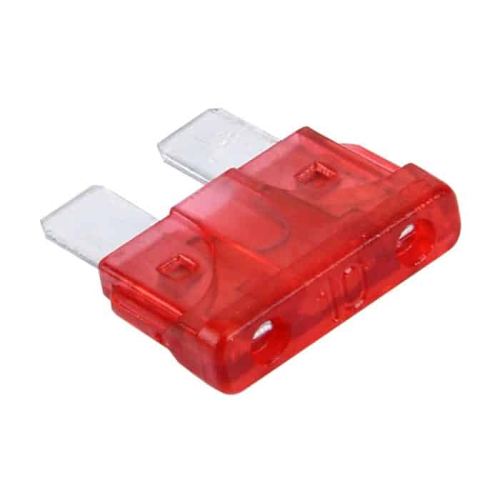 100 Stück Auto-Mini-Blade-Sicherung (30 A), DC 12 V, 25A Transparent, 10A Red, 15A Blue, 20A, 30A – Bild 4