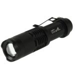 UltraFire Focus Taschenlampe, 3-Modus, Cree XM-L T6-LED, weißes Licht, Lichtstrom: 700 lm, Länge: 11,6 cm (schwarz) – Bild 2