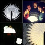 Kreative LED Flip Origami Buchlampe Nachtlichter, warmes weißes Licht + weißes Licht, FS-LED01 500 Lumen – Bild 13