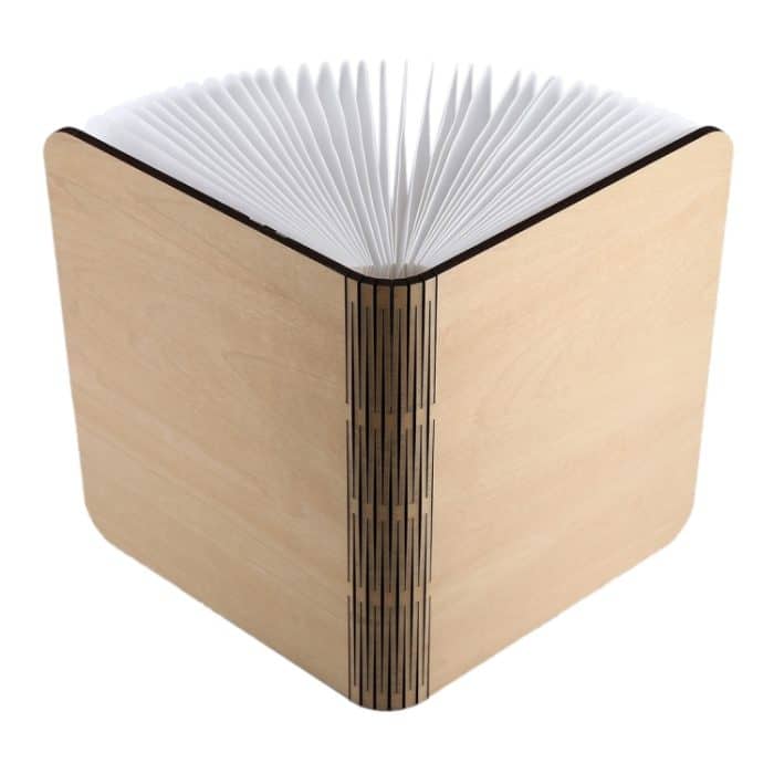 Kreative LED Flip Origami Buchlampe Nachtlichter, warmes weißes Licht + weißes Licht, FS-LED01 500 Lumen – Bild 3