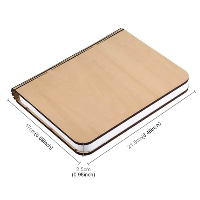 Kreative LED Flip Origami Buchlampe Nachtlichter, warmes weißes Licht + weißes Licht, FS-LED01 500 Lumen – Bild 4