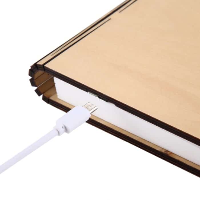 Kreative LED Flip Origami Buchlampe Nachtlichter, warmes weißes Licht + weißes Licht, FS-LED01 500 Lumen – Bild 5