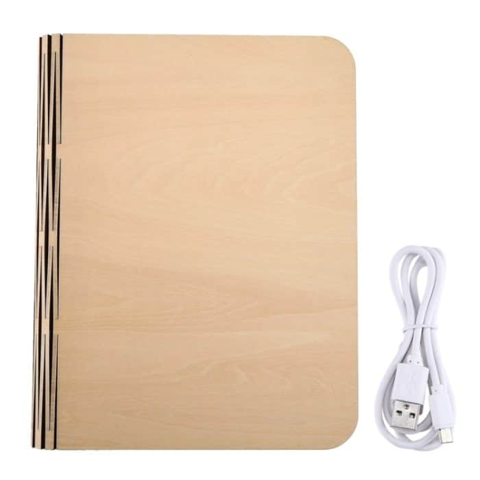 Kreative LED Flip Origami Buchlampe Nachtlichter, warmes weißes Licht + weißes Licht, FS-LED01 500 Lumen – Bild 6