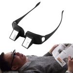 Kreative hochauflösende horizontale Kristall + Kunststoff-Liegebrille (schwarz)