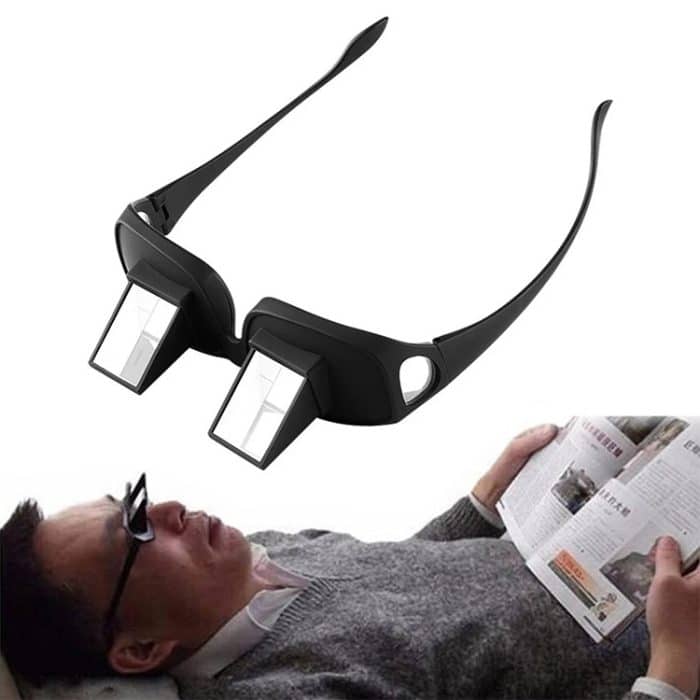 S-HCB-9004.jpg Kreative hochauflösende horizontale Kristall + Kunststoff-Liegebrille (schwarz) – Bild 1