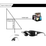 Kreative hochauflösende horizontale Kristall + Kunststoff-Liegebrille (schwarz) – Bild 6