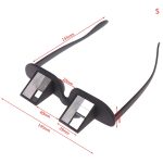 Kreative hochauflösende horizontale Kristall + Kunststoff-Liegebrille (schwarz) – Bild 2