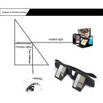 Kreative hochauflösende horizontale Kristall + Kunststoff-Liegebrille (schwarz) – Bild 6