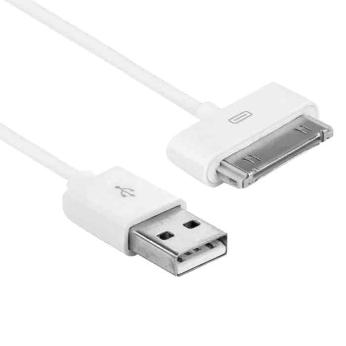 USB-Kabel für iPhone 4 & 4S, iPhone 3GS/3G, iPad 2, iPod Touch, Länge: 1 m (mit Verpackung) – Bild 4