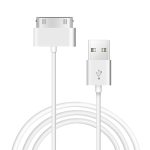 2M USB-doppelseitige Sync-Daten / Ladekabel für iPhone 4 & 4S / iPhone 3GS / 3G / iPad 3 / iPad 2 / iPad / iPod touch (weiß)