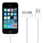 2M USB-doppelseitige Sync-Daten / Ladekabel für iPhone 4 & 4S / iPhone 3GS / 3G / iPad 3 / iPad 2 / iPad / iPod touch (weiß) – Bild 3