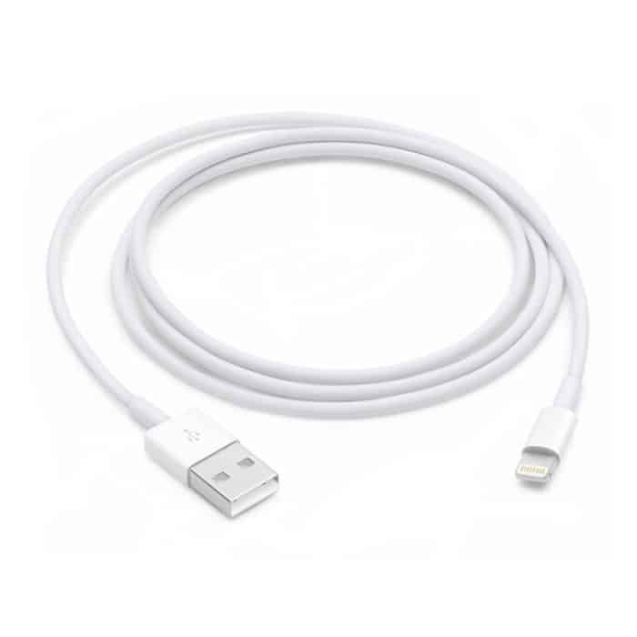 USB bis 8 PIN Sync-Daten / Ladekabel, Kabellänge: 1m (weiß) – Bild 2