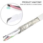 USB auf 8-poliges TPE-Synchronisierungsdaten-/Ladekabel mit mehreren Strängen, Kabellänge: 1 m – Bild 3