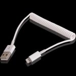 USB-Synchronisierungsdaten-/Ladespiralkabel für iPhone, iPad