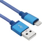 Net Style Metallkopf 8-poliges auf USB-Daten-/Ladekabel, Kabellänge: 1 m – Bild 2