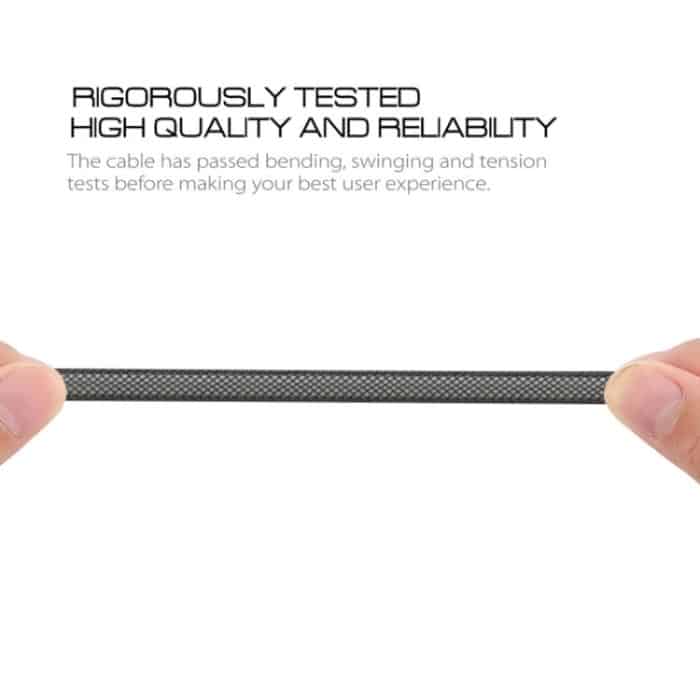 Net Style Metallkopf 8-poliges auf USB-Daten-/Ladekabel, Kabellänge: 1 m – Bild 3