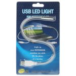 USB Flexibles LED-Licht, Länge: 27 cm (Silber) – Bild 3