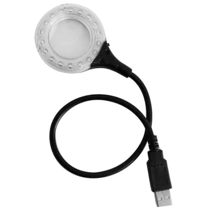 USB Laptop Lampe, 18 LED Super Light, flexible Metallröhre – Bild 4