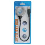 USB Laptop Lampe, 18 LED Super Light, flexible Metallröhre – Bild 5