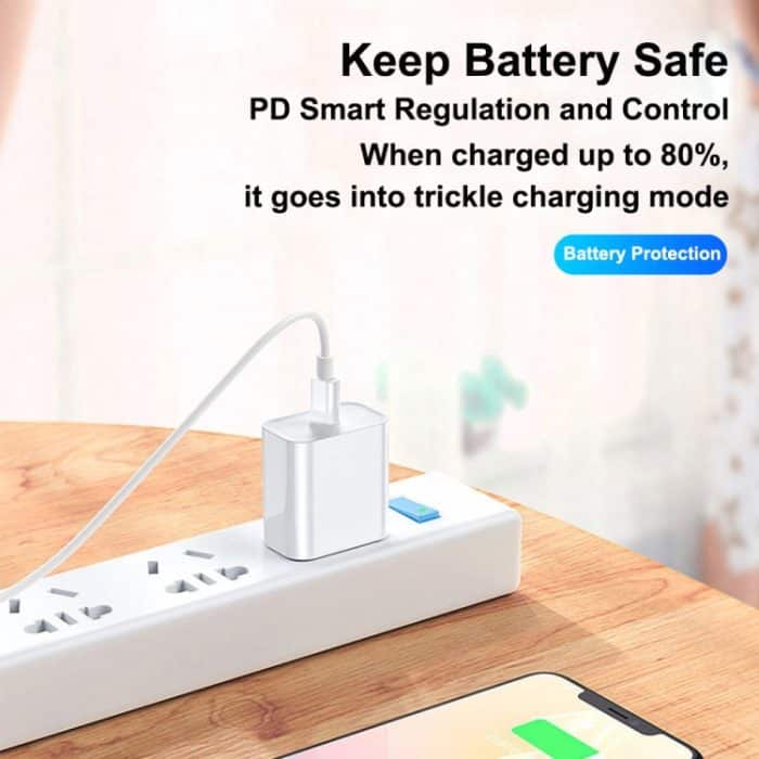 PD 18W USB-C / Typ-C auf 8 Pin Flash-Ladedatenkabel für iPhone X / 11 / 11 Pro / 11 Pro Max / XR / SE 2020 – Bild 6