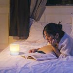 LED Night Light Bedside Table Touch Sensoring Lamp USB Rechargeable RGB LED Night Light – Bild 8