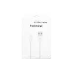 XJ-018 3A USB-Stecker auf 8-poligen Stecker Schnellladedatenkabel, Länge: 2 m – Bild 8