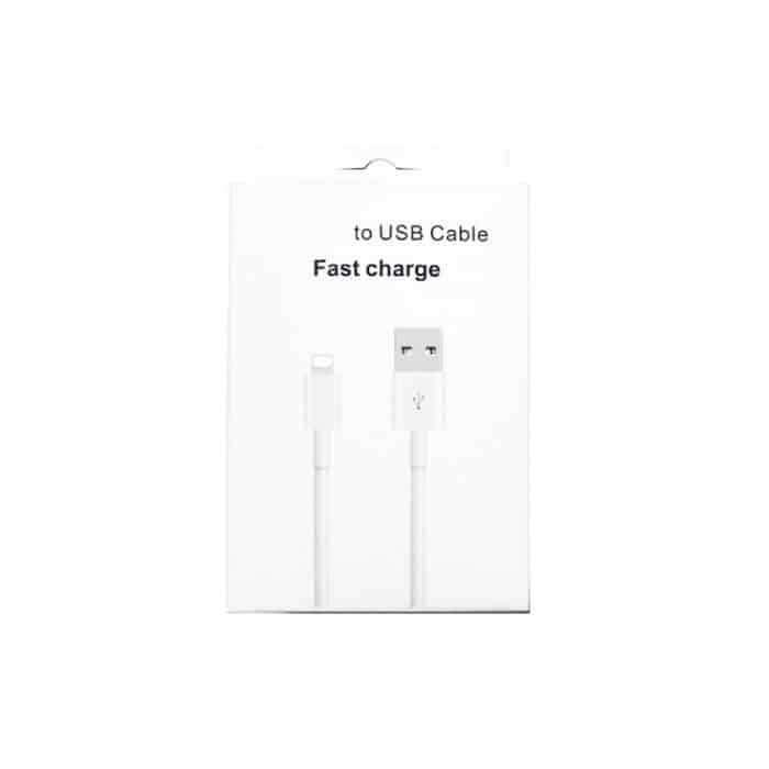 XJ-018 3A USB-Stecker auf 8-poligen Stecker Schnellladedatenkabel, Länge: 2 m – Bild 8