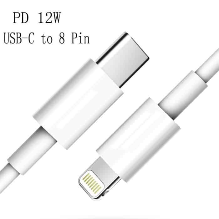 XJ-61 12W USB-C / Typ-C auf 8-poliges PD-Schnellladekabel – Bild 2
