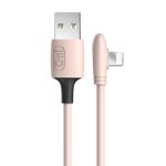 ENKAY Hat-Prince ENK-CB210 2,4 A USB auf 8-poliges 90-Grad-Winkel-Silikon-Datensynchronisierungs-Schnellladekabel, Kabellänge: 1,2 m