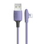 ENKAY Hat-Prince ENK-CB211 2,4 A USB auf 8-poliges 90-Grad-Winkel-Silikon-Datensynchronisations-Schnellladekabel, Kabellänge: 1,8 m