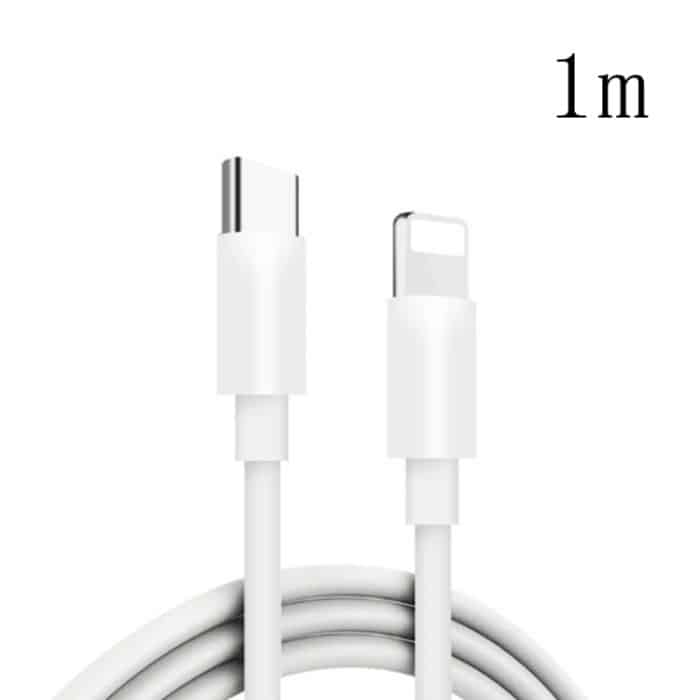 PD20W USB-C/Typ-C auf 8-poliges PD-Schnelllade-Synchronisierungsdatenkabel für iPhone 13/12-Serie – Bild 1