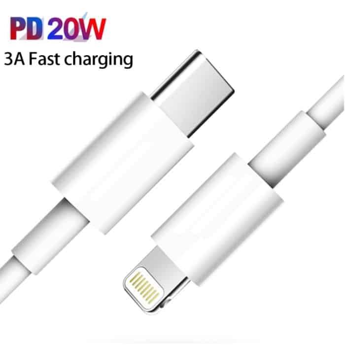 PD20W USB-C/Typ-C auf 8-poliges PD-Schnelllade-Synchronisierungsdatenkabel für iPhone 13/12-Serie – Bild 2