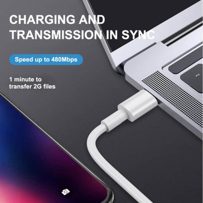 PD20W USB-C/Typ-C auf 8-poliges PD-Schnelllade-Synchronisierungsdatenkabel für iPhone 13/12-Serie – Bild 4