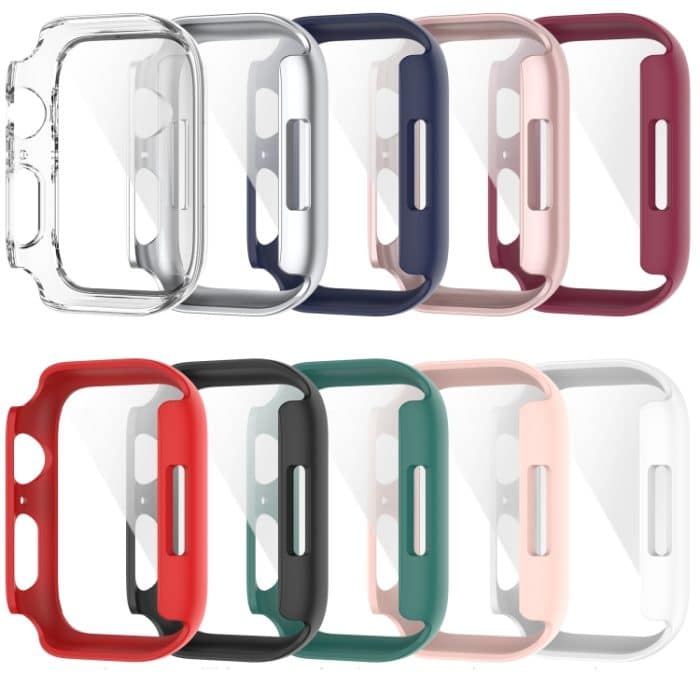 Stoßfeste PC-Schutzhülle mit gehärtetem Glasfilm, For Apple Watch Series 8 / 7 45mm, For Apple Watch Series 9 / 8 / 7 41mm – Bild 3