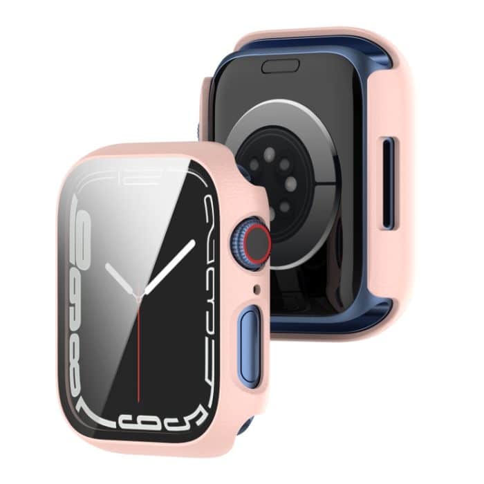 Stoßfeste PC-Schutzhülle mit gehärtetem Glasfilm, For Apple Watch Series 8 / 7 45mm, For Apple Watch Series 9 / 8 / 7 41mm – Bild 5