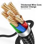 ENKAY PD 20W 3A USB-C / Typ-C auf 8-poliges Schnelllade-Nylon-geflochtenes Datenkabel – Bild 5