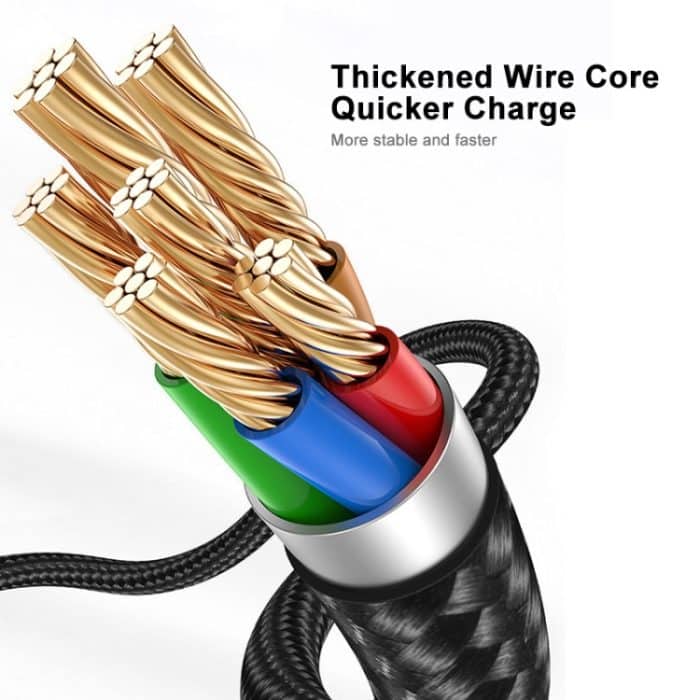 ENKAY PD 20W 3A USB-C / Typ-C auf 8-poliges Schnelllade-Nylon-geflochtenes Datenkabel – Bild 5