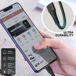 ENKAY PD 20W 3A USB-C / Typ-C auf 8-poliges Schnelllade-Nylon-geflochtenes Datenkabel – Bild 6