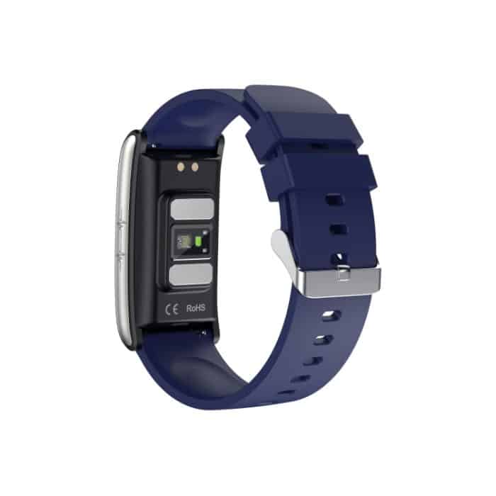 E600 1,47-Zoll-Farbbildschirm-Smartwatch, Silikonarmband, unterstützt Herzfrequenzüberwachung/Blutdrucküberwachung – Bild 8