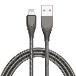 ENKAY ENK-CB131 USB auf 8-polige Schlauchfeder aus Kohlenstoffstahl, 2,4 A, Schnelllade-Datenkabel