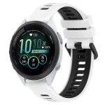 18 mm Sport-Uhrenarmband aus zweifarbigem Silikon