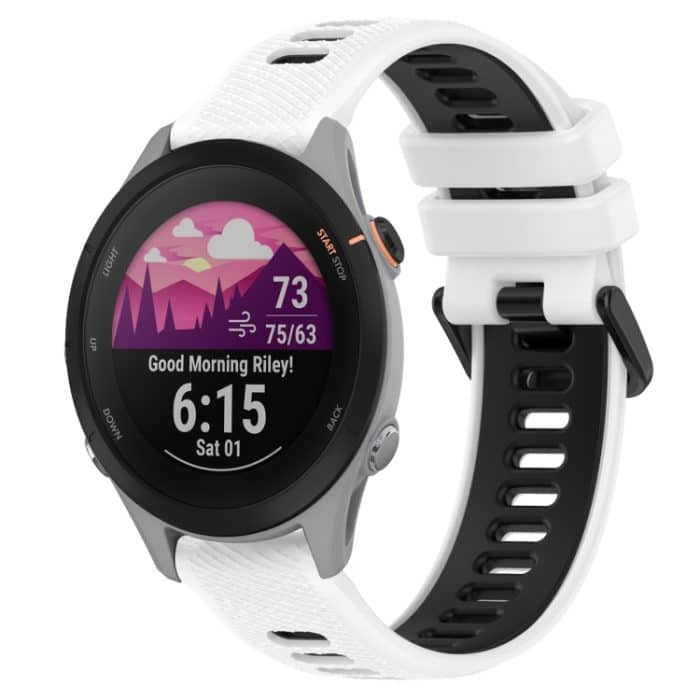 SYA002185004A.jpg 18 mm Sport-Uhrenarmband aus zweifarbigem Silikon – Bild 1