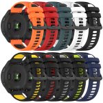 20 mm Sport-Uhrenarmband aus zweifarbigem Silikon – Bild 3