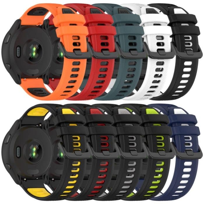SYA002185201_B2-9.jpg 20 mm Sport-Uhrenarmband aus zweifarbigem Silikon – Bild 3
