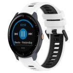 20 mm Sport-Uhrenarmband aus zweifarbigem Silikon