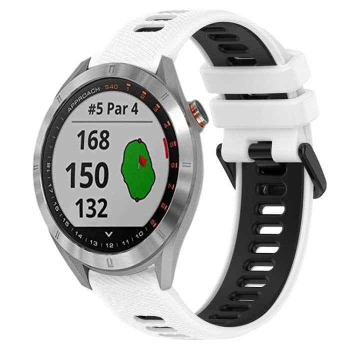SYA002185206A.jpg 20 mm Sport-Uhrenarmband aus zweifarbigem Silikon – Bild 1
