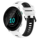 20 mm Sport-Uhrenarmband aus zweifarbigem Silikon