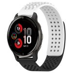 20 mm Löcher, atmungsaktives Silikon-Uhrenarmband mit 3D-Punkten